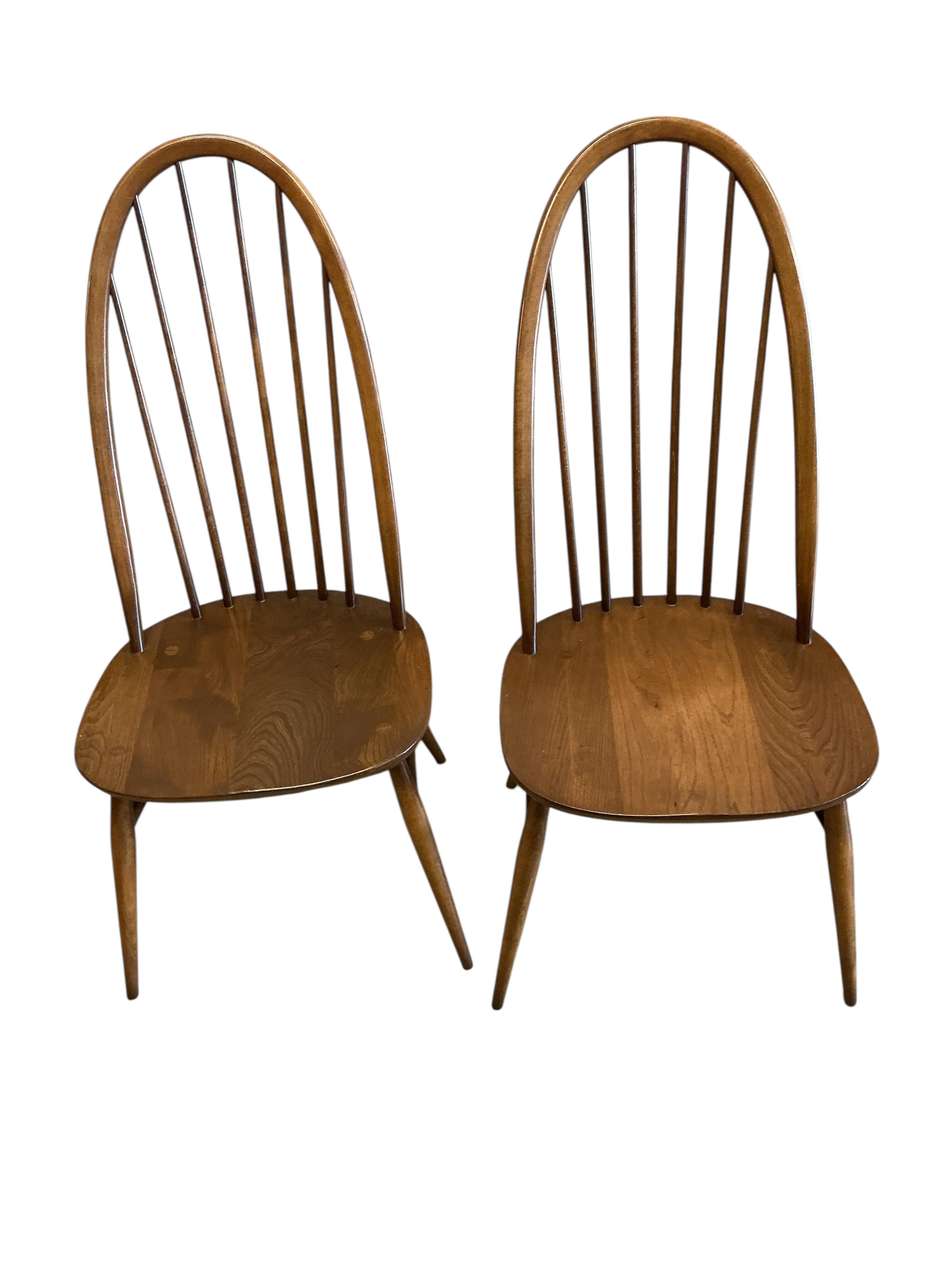 A set of six Ercol chairs (two carvers)